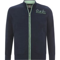 Sweatjacke JAVALD dunkelblau von jan vanderstorm