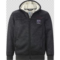 Sweatjacke MIKRIKSON dunkelgrau von jan vanderstorm
