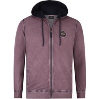 Sweatjacke PERKELMAN hellviolett von jan vanderstorm