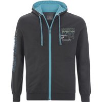 Sweatjacke RODERICH dunkelgrau von jan vanderstorm