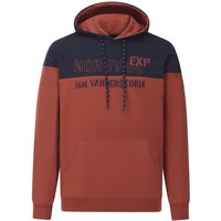 Sweatshirt JERRES dunkelrot von jan vanderstorm