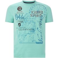 T-Shirt DOMINIK türkis von jan vanderstorm