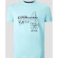 T-Shirt EILI Jan Vanderstorm türkis von jan vanderstorm