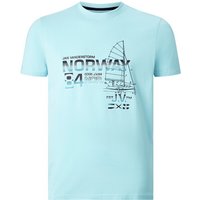 T-Shirt EILI türkis von jan vanderstorm