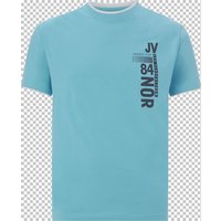 T-Shirt FLEMMING Jan Vanderstorm türkis von jan vanderstorm