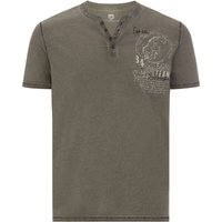 T-Shirt GODBERT khaki von jan vanderstorm