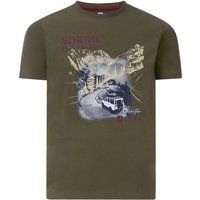 T-Shirt HAKSE oliv von jan vanderstorm