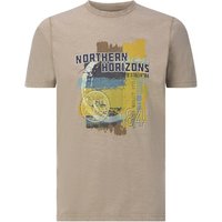T-Shirt NORHEIM beige von jan vanderstorm