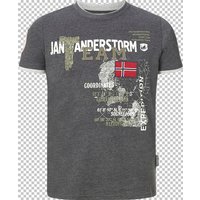 T-Shirt SÖLVE Jan Vanderstorm dunkelgrau von jan vanderstorm