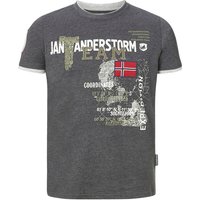 T-Shirt SÖLVE dunkelgrau von jan vanderstorm