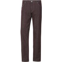 Tiefbundjeans HALGAARD dunkelrot von jan vanderstorm