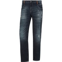 Tiefbundjeans JURIEN dunkelblau von jan vanderstorm