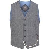 Weste TORVIND blau von jan vanderstorm