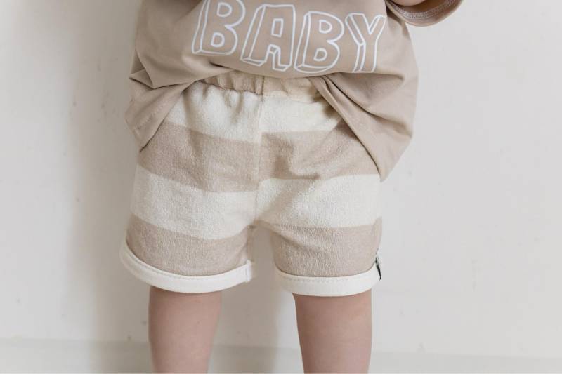 Shorts Kinder Creme Und Beige - Sommerhose French Terry Unisex Handgemachte Kinderkleidung Sommerkleidung Kurze Hose von jandbIdesign