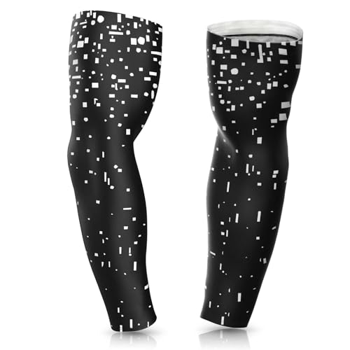 janhensy Arm Sleeve Gaming Esport Basketball: Armlinge Armsleeve Herren Anti Schweiß Superlight Tattoo Weiß Schwarz Sommer Herren Damen Block groß von janhensy