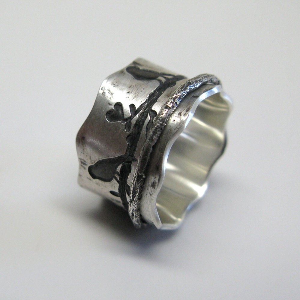 Vögel Auf Einem Ast 925 Silber Spinner Ring Vögel Auf Einem Ast 925 Silber Spinner Ring von janiceartjewelry