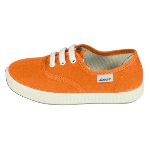 Javer – Segeltuch-Hausschuhe für Kinder, Orange - orange - Größe: 32 EU von javer