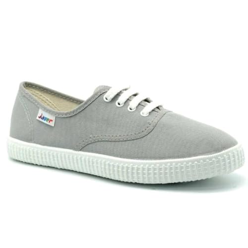 Javer – Sneaker Canvas Ingles Javer Damen, Grau - grau - Größe: 40 EU von javer