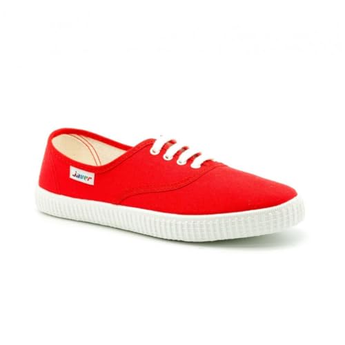 Javer – Sneaker Canvas Ingles Javer Damen, Rot - rot - Größe: 37 EU von javer