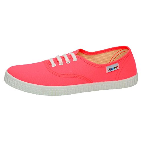 javer , Damen Sneakers, rosa - Fuchsia (Fuchsia Fluor) - Größe: 41 von javer