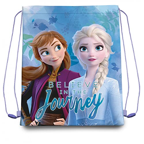 Sport tasche kinder Disney Frozen Elsa und Anna Paw Petrol Skye gym bag turn tasche mädchen jungen rucksack (Frozen 1) von javoli