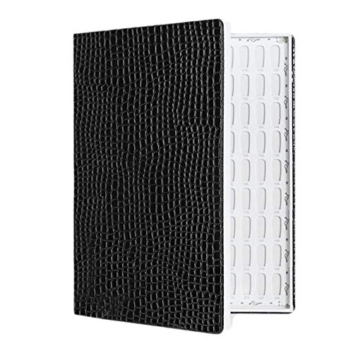 jayzee 216 Farben Nagel Spitzen Display Buch DIY Nagel Kunst Zeigt Farb Karte Diagramm Malerei Display Board Schwarz von jayzee