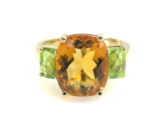 Citrin Und Peridot Ring von jazzngem