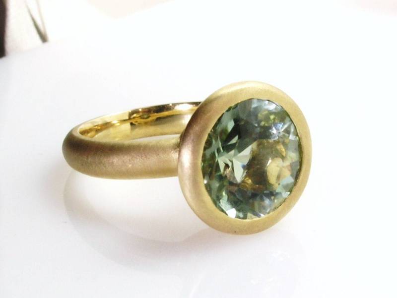 Grüner Amethyst-Ring von jazzngem