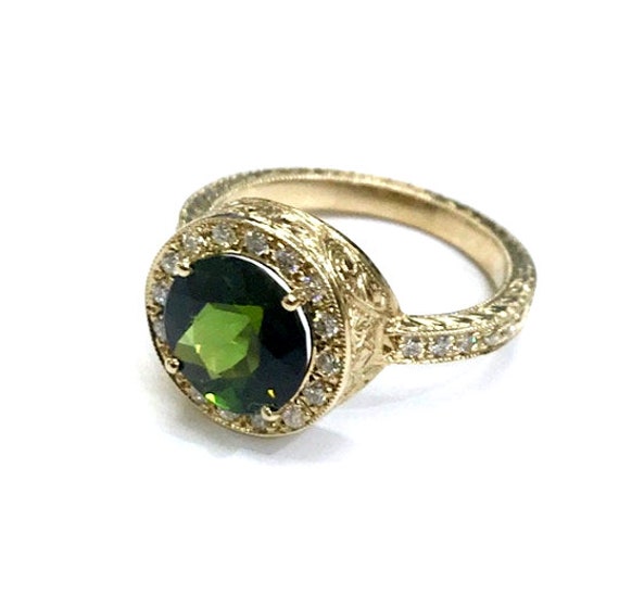 Grüner Turmalin-Ring von jazzngem