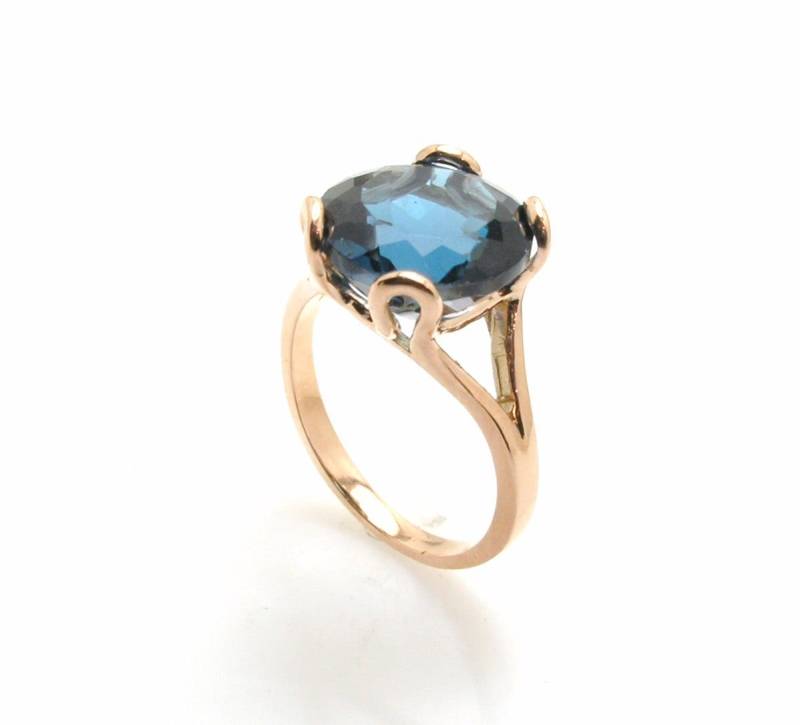 London Blau Topas Ring von jazzngem