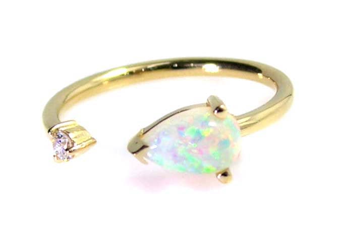 Opal & Diamant-Ring von jazzngem