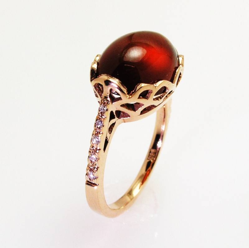 Orange Granat Ring von jazzngem
