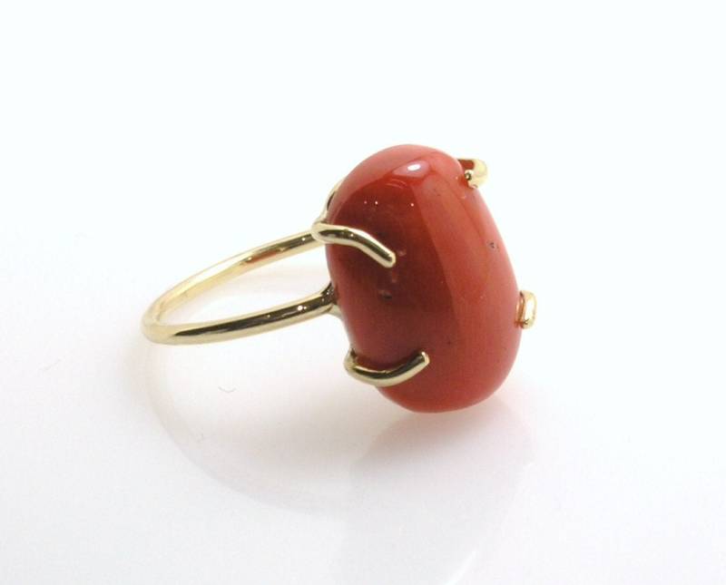 Orange Koralle Ring von jazzngem