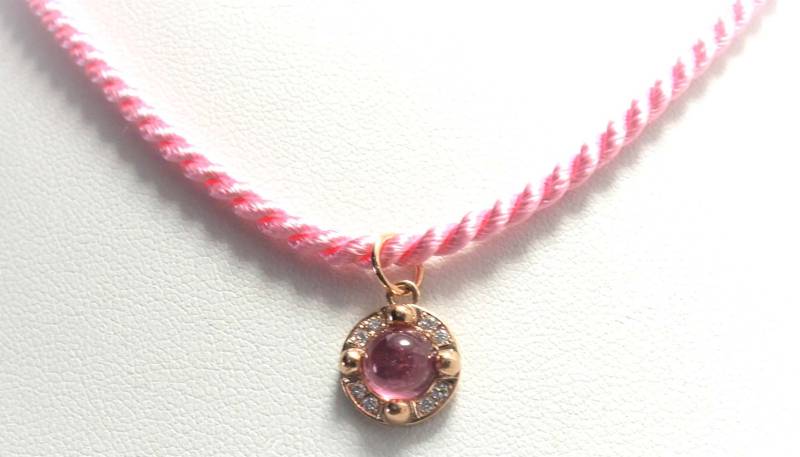 Rosa Turmalin Anhänger von jazzngem