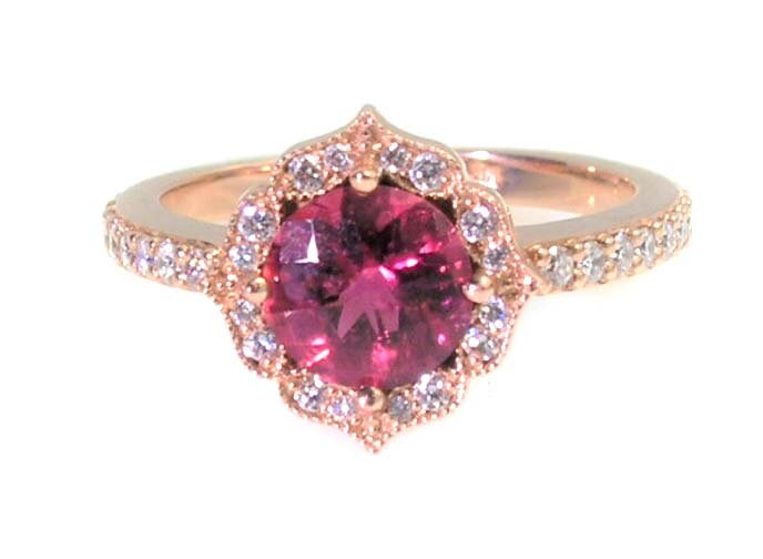 Rosa Turmalin Ring von jazzngem