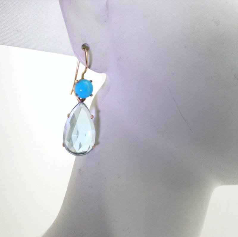 Türkis & Topas Ohrringe von jazzngem