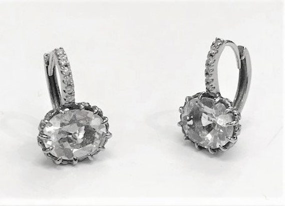 Weiße Saphir Ohrringe von jazzngem