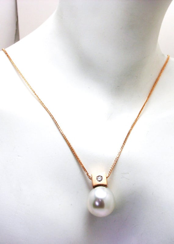 Weiße Tahitiperlen Kette von jazzngem