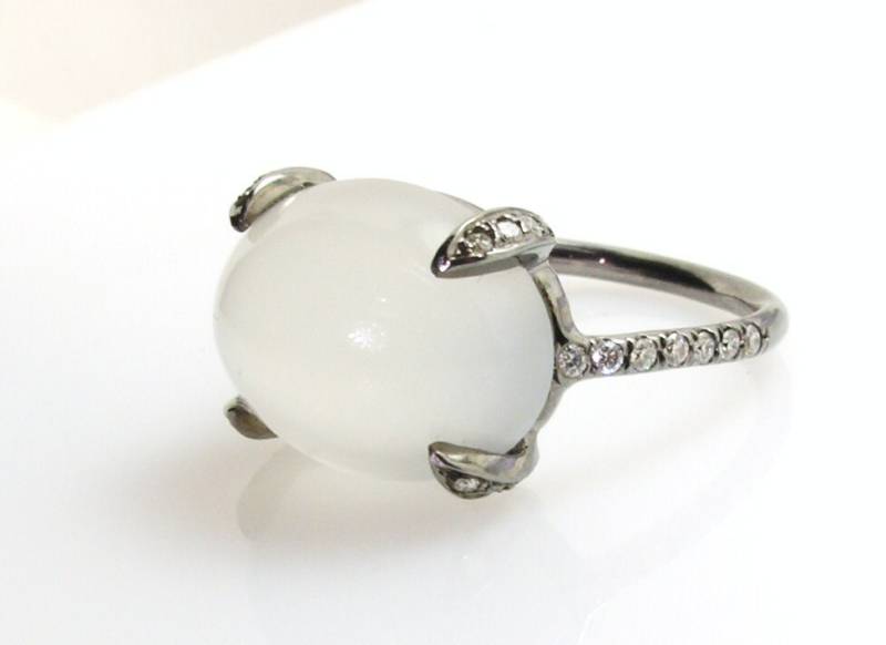 Weißer Mondstein Ring von jazzngem