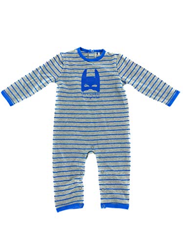 Baby Bio Baumwolle Langarm Strampler Pyjama Schlafanzug 62-68 74-80 Hero (6-12 Monate - Größe 74-80) von jbc