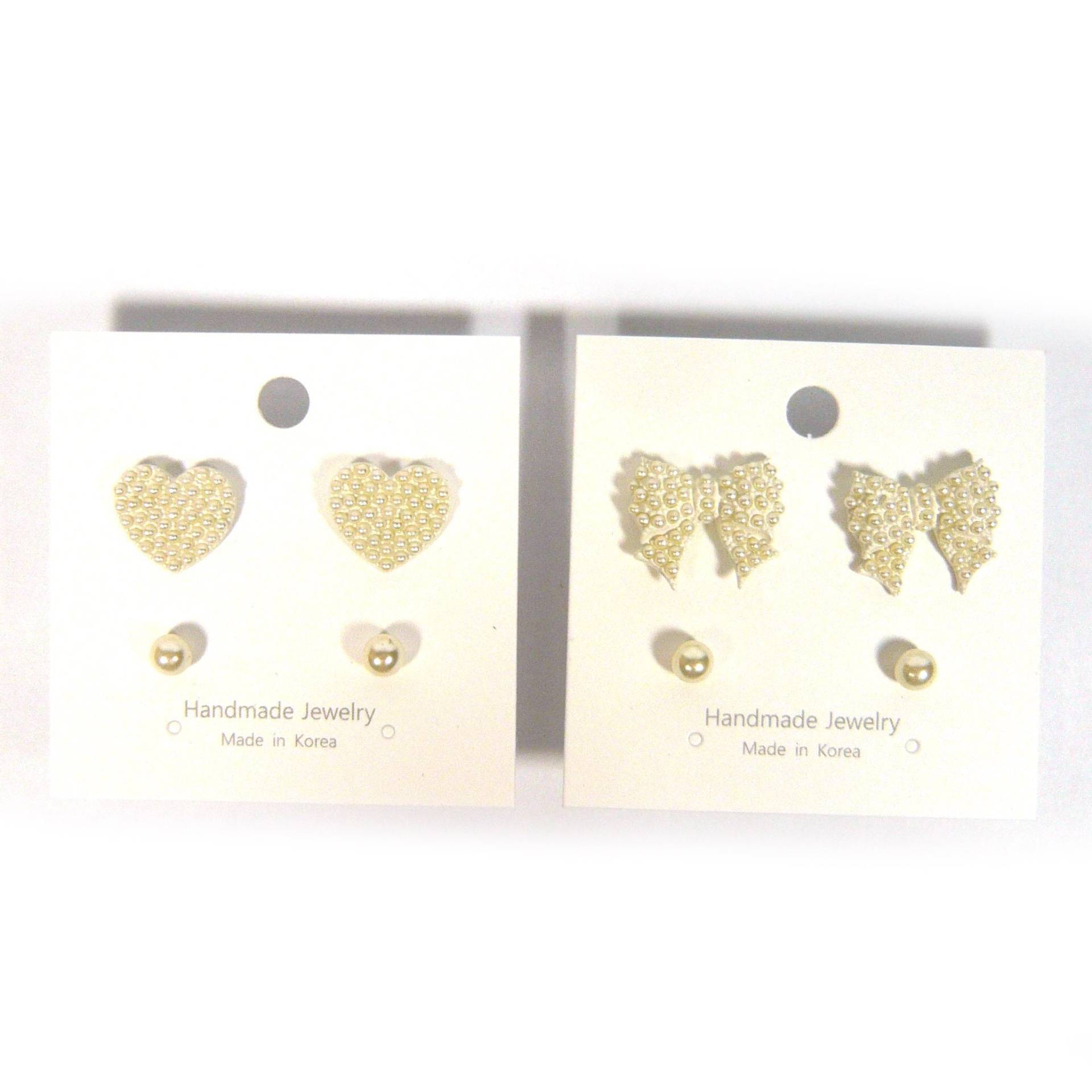 Faux Perle Dekorative Weiße Beschichtung Metall Herz Band Schleife Ohrstecker Schmetterling Befestigung Frauen Lady Girl Schöne Einzigartige Mode Faux Perle Dekorative Weiße Beschichtung Metall Herz Band Schleife Ohrstecker Schmetterling Befestigung Frauen Lady Girl Schöne Einzigartige Mode von jbonamade