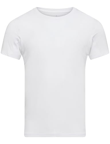 jbs Anti-Schweiß Shirt für Herren–Schweißresistentes Unterhemd mit Membran-Technologie–Bambus & Baumwolle–Schutz vor Schweißflecken – S – Weiß – 1er Pack von jbs