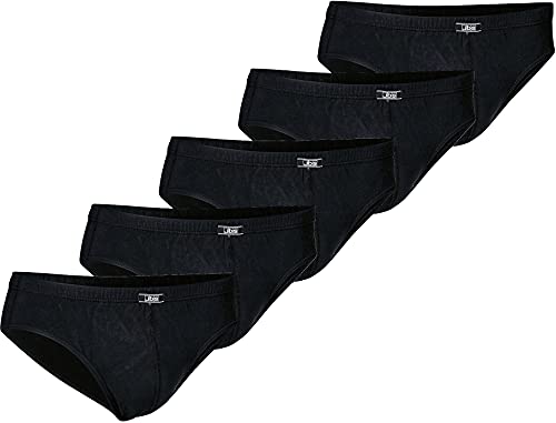 jbs Mini Slips für Herren, Unterhosen für Männer im Set aus ökologischer Baumwolle, Slip im 5er-Pack, Mehrfarbig, S-3XL von jbs