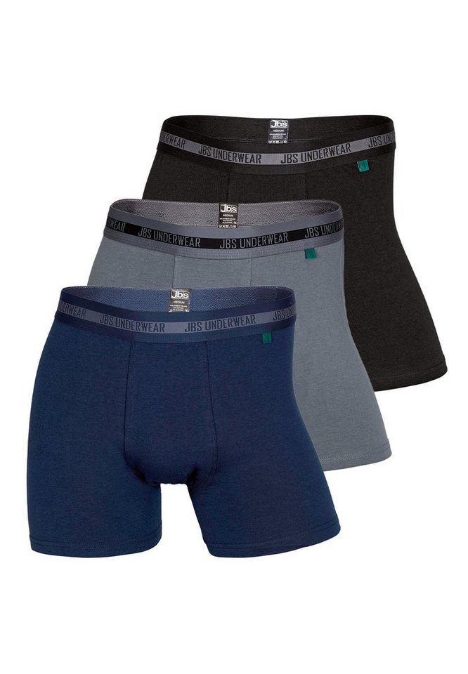 jbs Retro Boxer 3er Pack Bamboo (Spar-Set, 3-St) Long Short / Pant - Ohne Eingriff - Atmungsaktiv von jbs