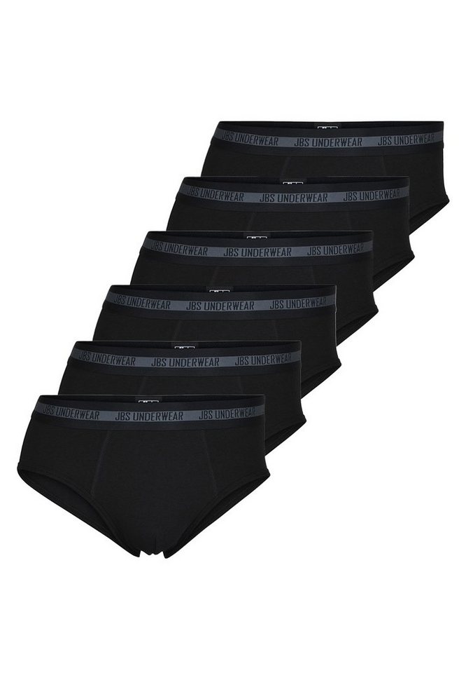 jbs Slip 6er Pack Bamboo (Spar-Set, 6-St) Midi Slip / Unterhose - Ohne Eingriff - Atmungsaktiv von jbs