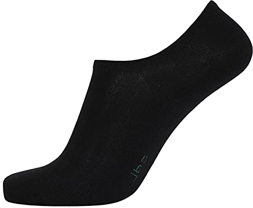 jbs Socken aus Bambus für Herren, kurze Sneaker-Bambussocken für Männer in 7er Pack, schwarz, 45-48 von jbs