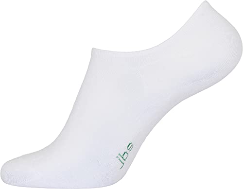 jbs Socken aus Bambus für Herren, kurze Sneaker-Bambussocken für Männer in 7er Pack, weiß, 45-48 von jbs