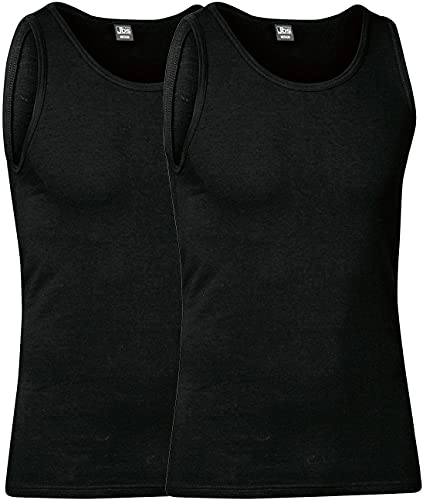 jbs Unterhemd aus ökologischer Baumwolle für Männer, lang, hochwertiges Tanktop, Achselshirt für Herren im 2er Pack, weiÃŸ, S von jbs