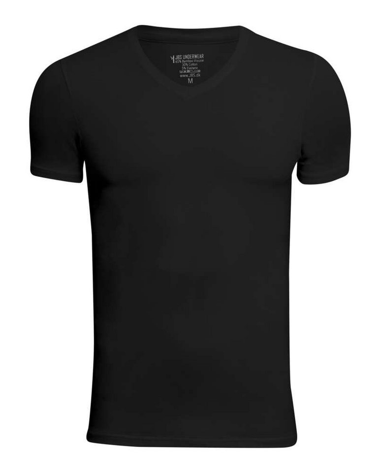 jbs Unterziehshirt - 1080 Bamboo V-Neck Shirt - (4er Vorteilspack) - in feiner Viskose-Qualität von jbs