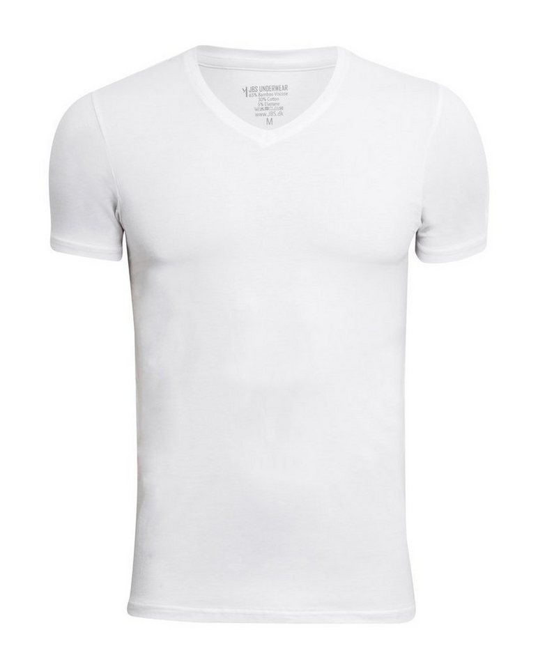 jbs Unterziehshirt - 1080 Bamboo V-Neck Shirt - (4er Vorteilspack) - in feiner Viskose-Qualität von jbs